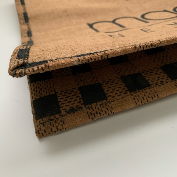 Jute/linoleum Macy's logo tote - Picture 7 of 9